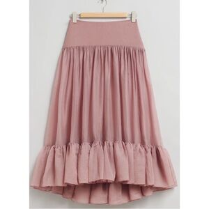& OTHER STORIES ~Sheer Tiered Maxi Skirt (NWT)